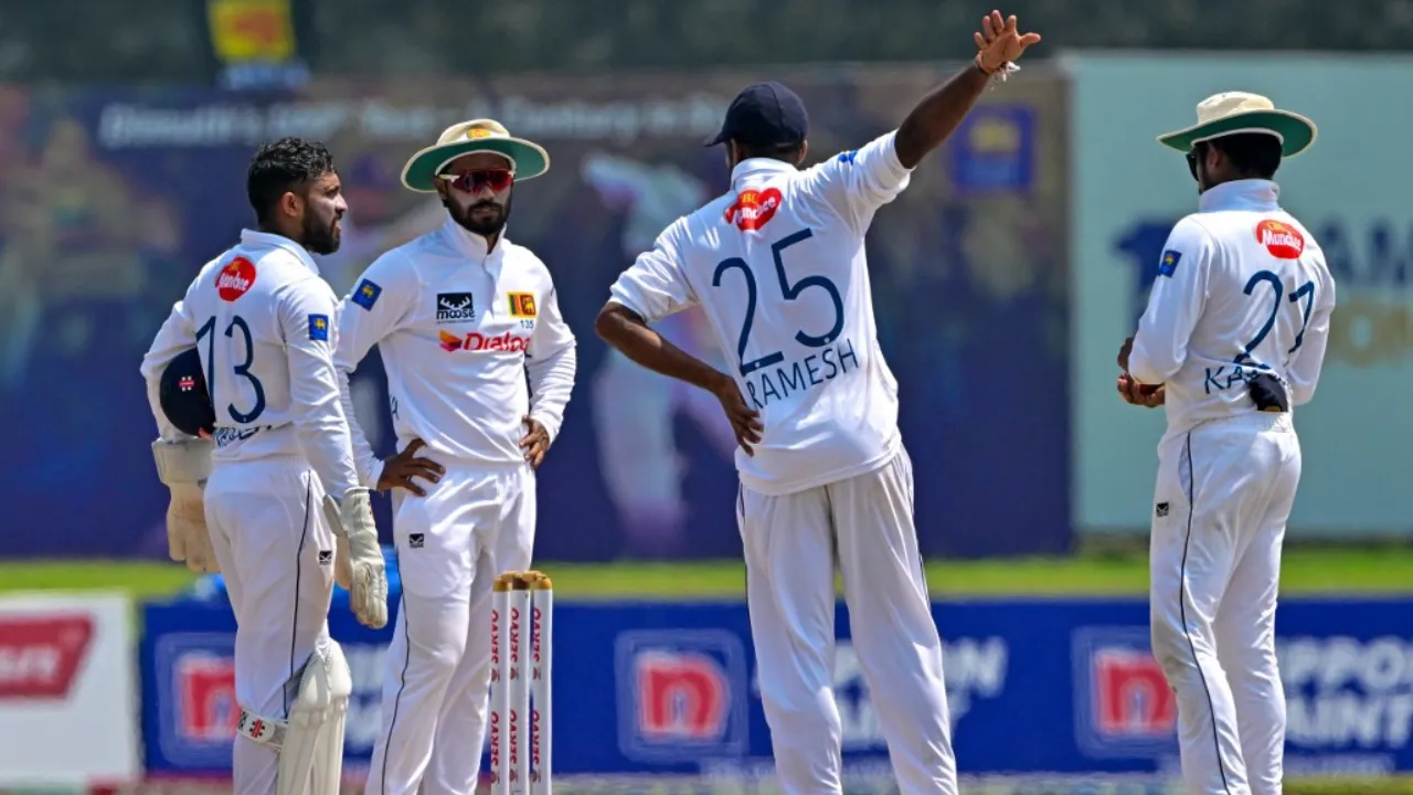  SL lose to Aus 0-2 at home in Test series Photograph: (AFP) 