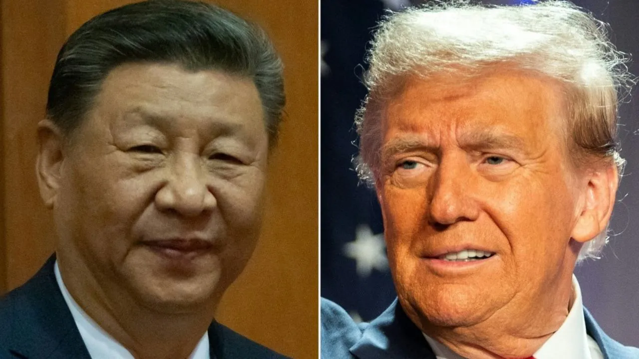  File photo: China's President Xi Jinping and US President Donald Trump. Photograph: (AFP) 
