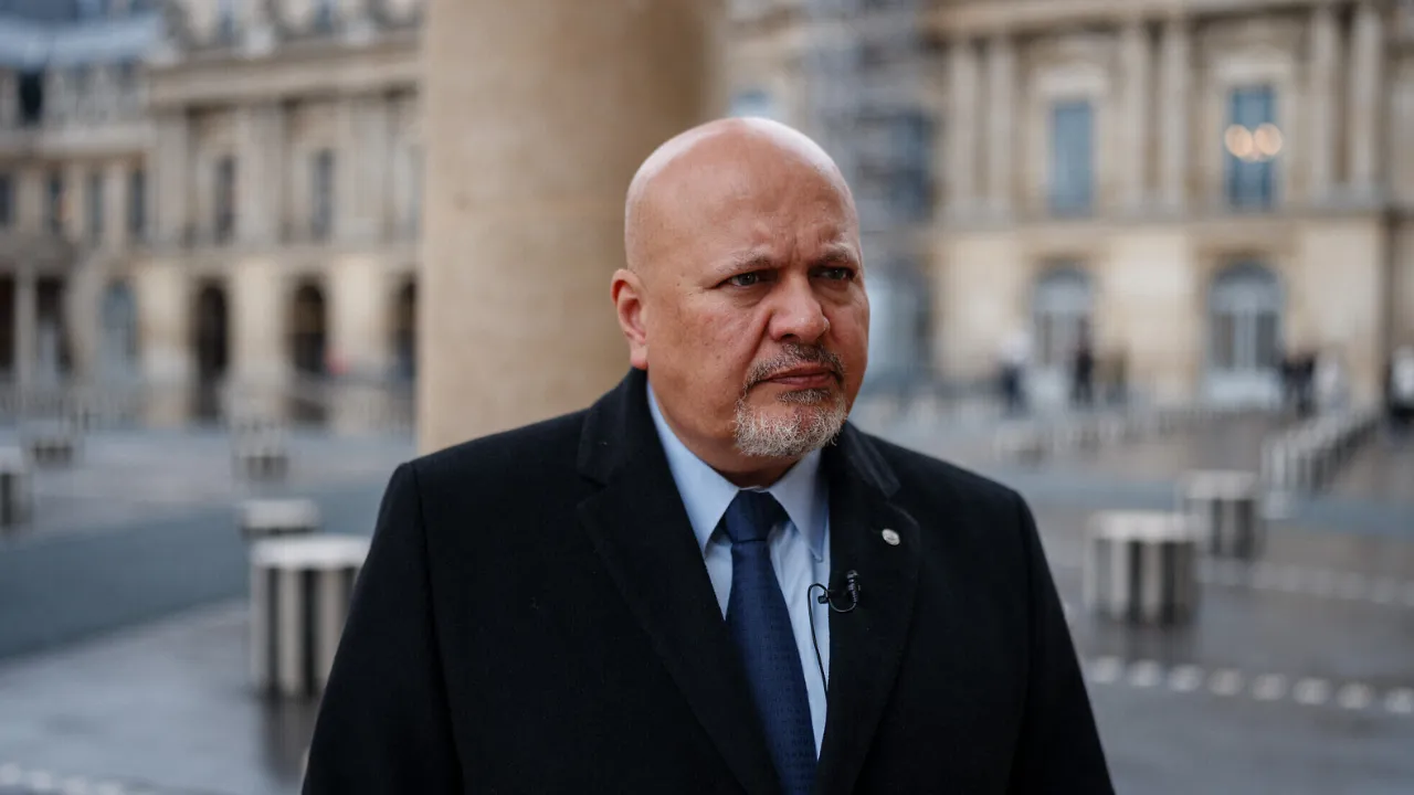  Karim Khan becomes first 'target' by Trump's sanctions on ICC for investigations against US and allies  Photograph: (AFP) 