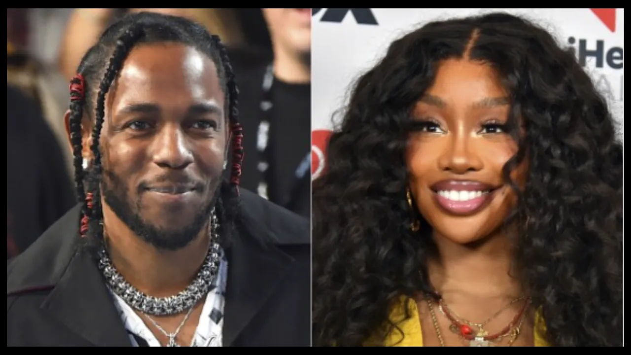  Kendrick Lamar and SZA Photograph: (X) 
