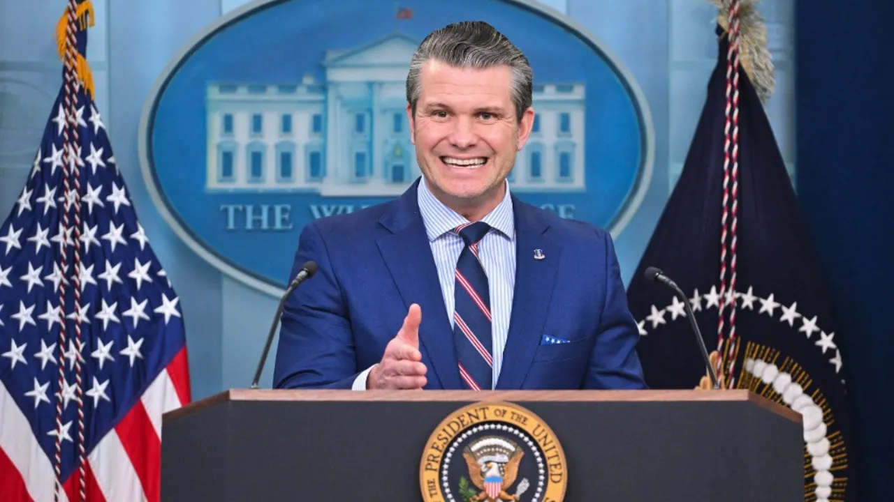  File photo: US Defense Secretary Pete Hegseth Photograph: (AFP) 