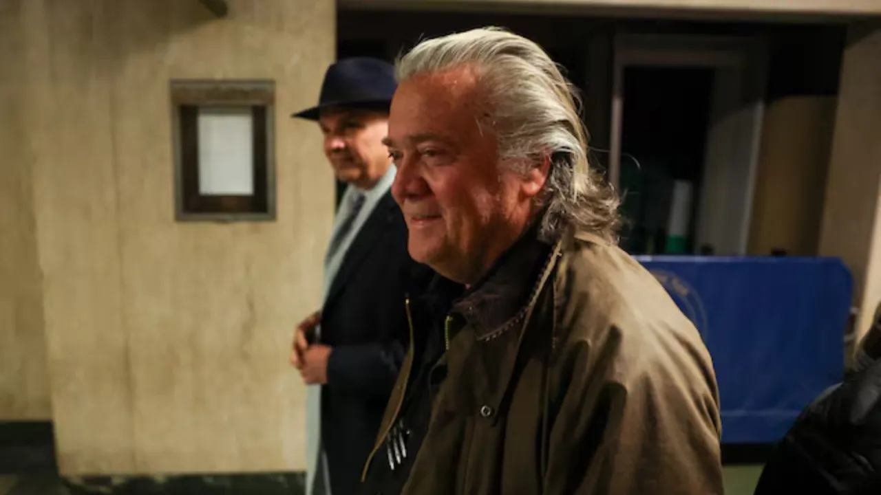 Former Trump advisor Steve Bannon pleads guilty to fraud, receives conditional discharge Photograph: (Reuters ) 