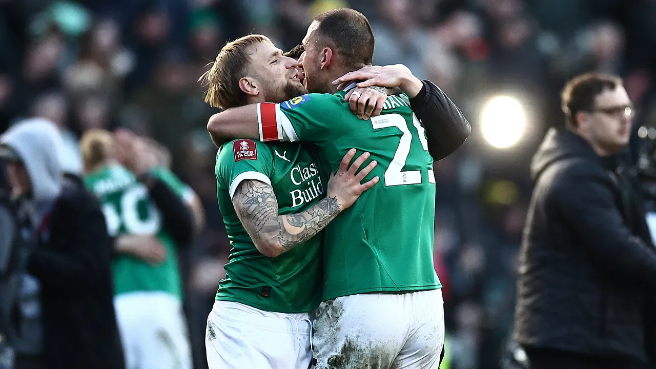  FA Cup draw: Giant-killers Plymouth handed Man City tie in FA Cup fifth round Photograph: (AFP) 