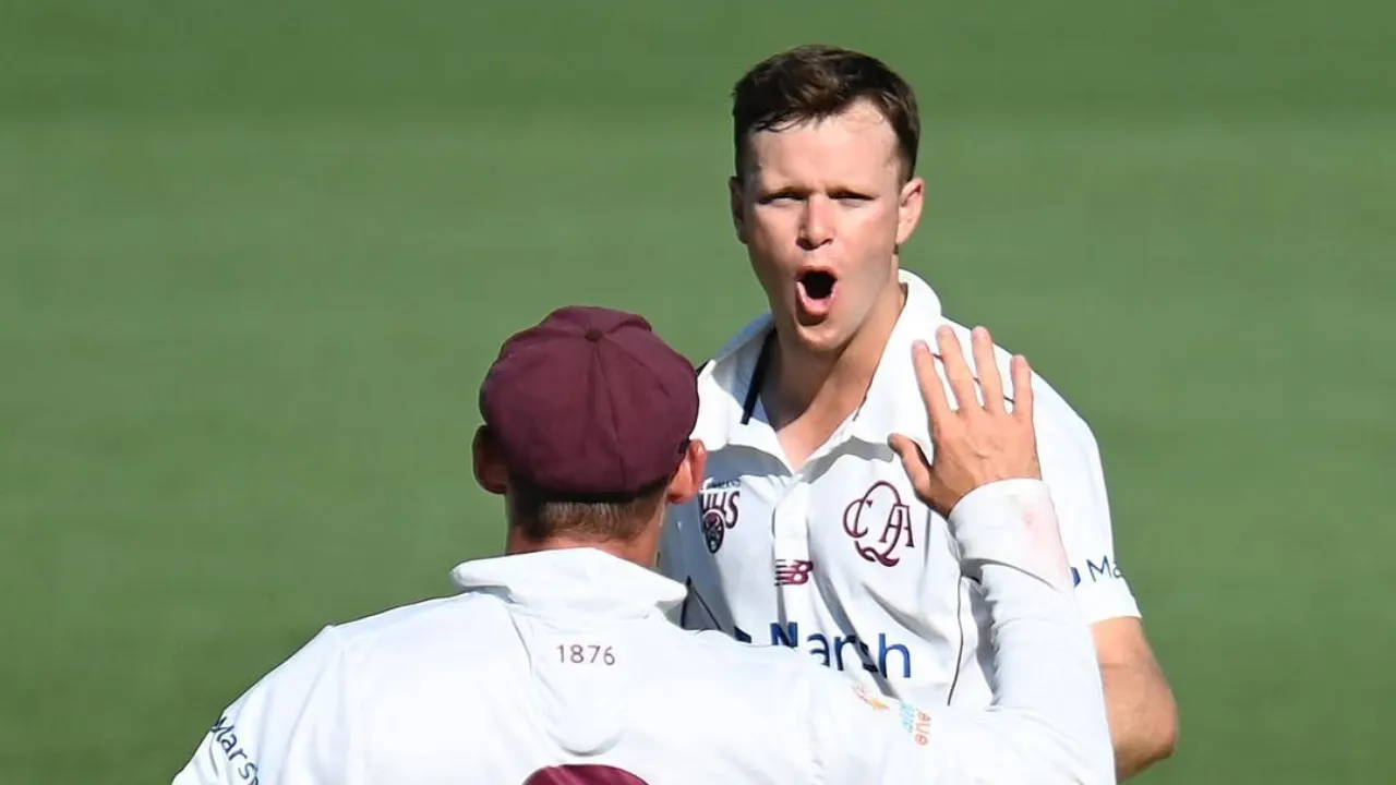  Australian spinner Matt Kuhnemann was reported for suspect action after Sri Lanka Test series Photograph: (Instagram ) 