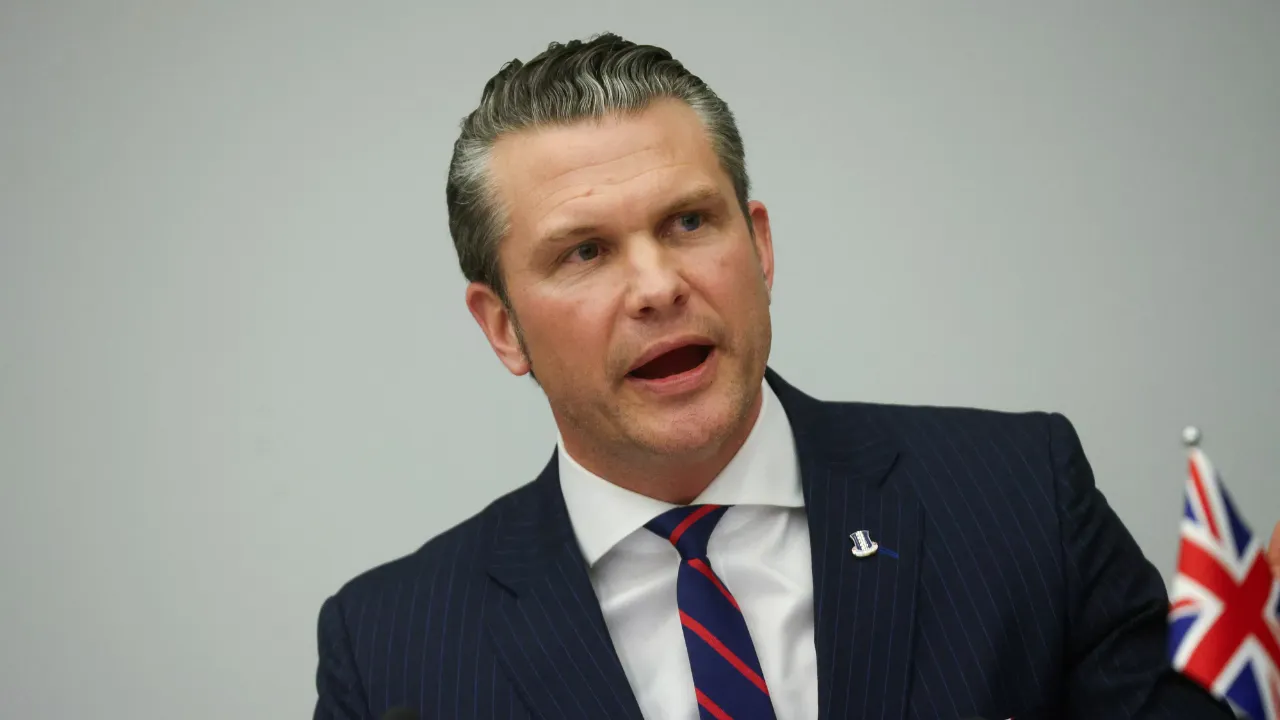  US Defence Secretary Pete Hegseth Photograph: (Reuters) 