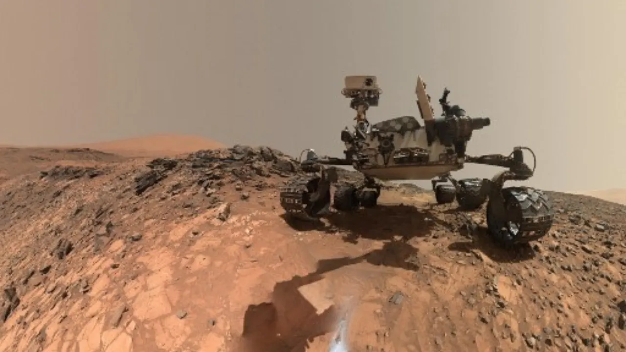  [File photo] A self-portrait of NASA's Curiosity rover. Photograph: (AFP) 