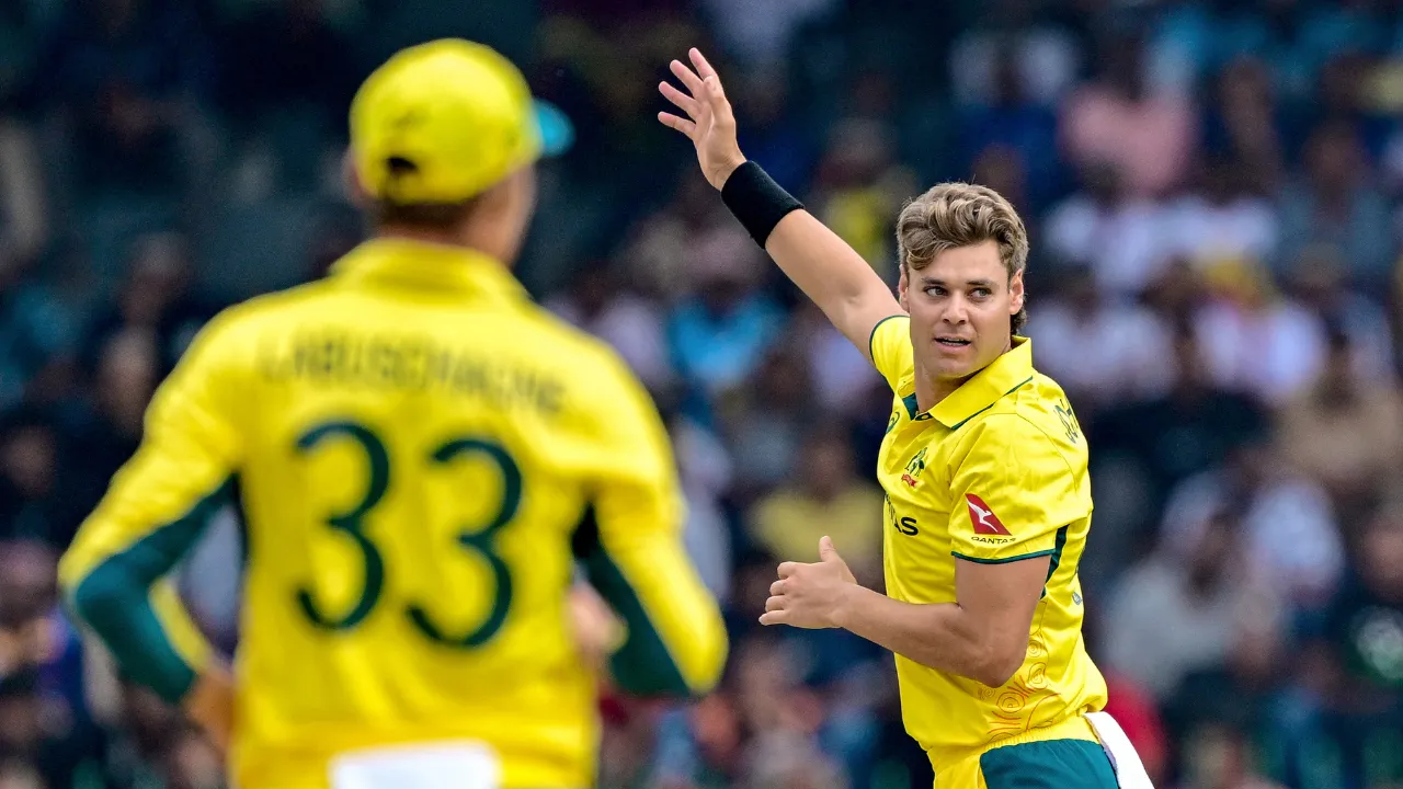  Champions Trophy 2025: Australia's Spencer Johnson dreams of replicating Mitchell Starc Photograph: (AFP) 