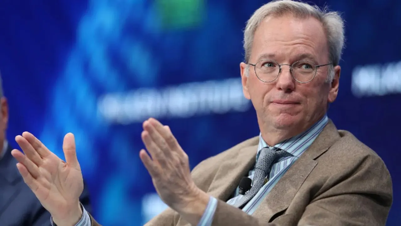  Former Google CEO Eric Schmidt Photograph: (Reuters) 