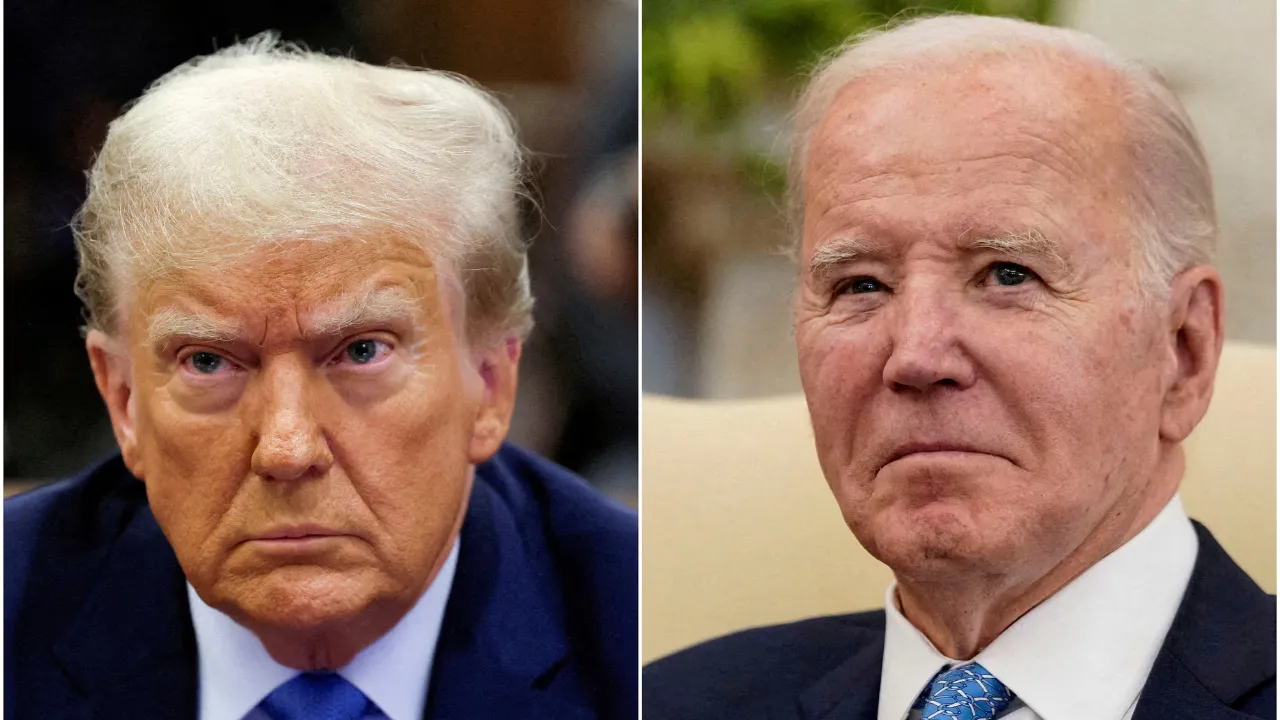  File Photo: Donald Trump, Joe Biden Photograph: (Reuters) 