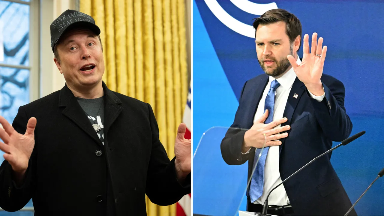  Elon Musk and US Vice President JD Vance Photograph: (AFP) 
