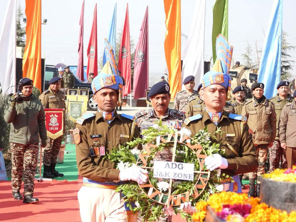  From the ceremony to honour Pulwama terror attack martyrs Photograph: (WION) 