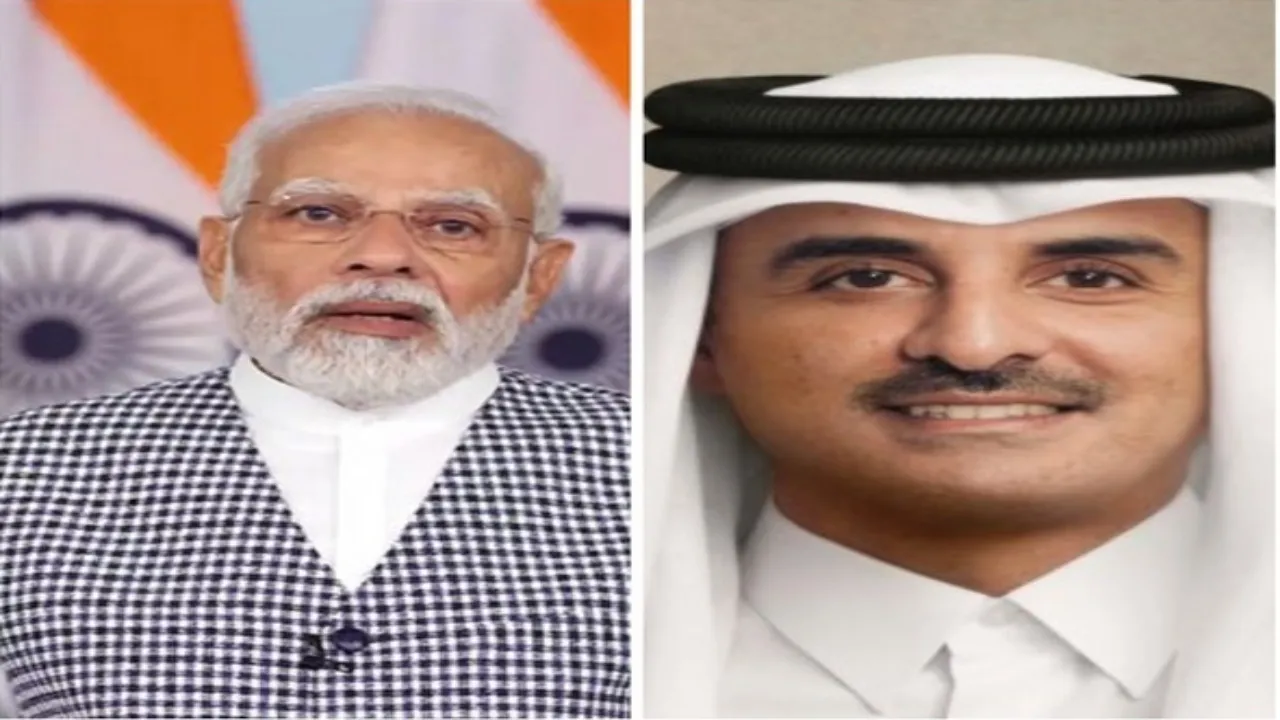  The Qatar Amir Sheikh Tamim bin Hamad Al Thani will be visiting India next week Photograph: (ANI) 