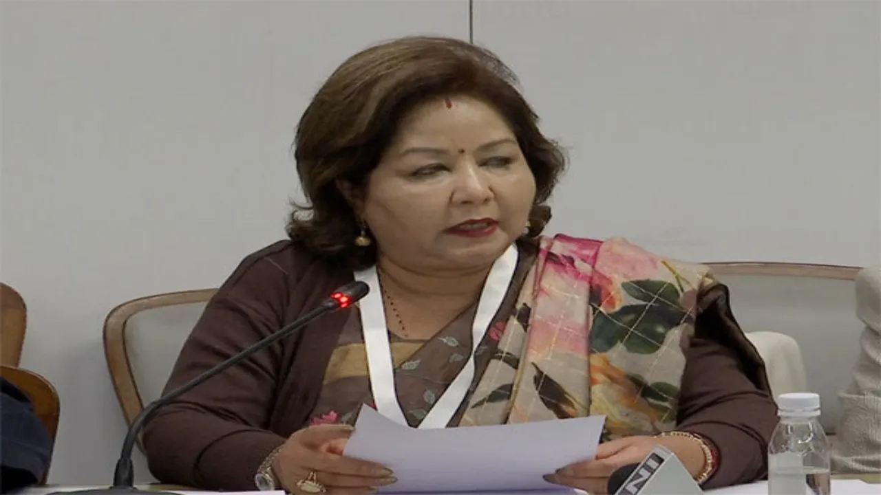 Nepal Foreign minister Arzu Rana Deuba Photograph: (ANI) 