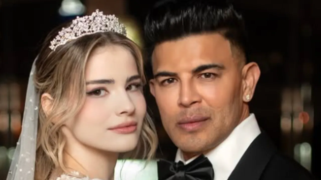  Sahil Khan and his wife Milena Aleksandra Photograph: (Instagram/@Sahil Khan) 