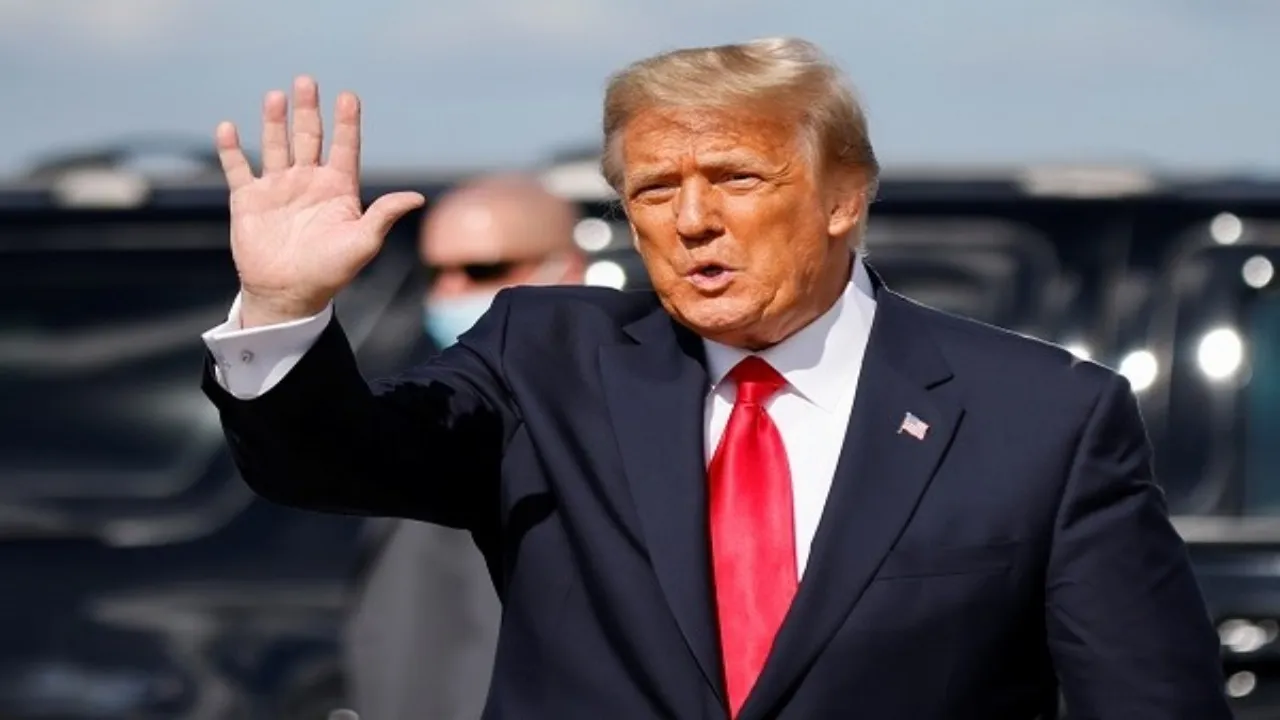  US President Donald Trump Photograph: (ANI) 