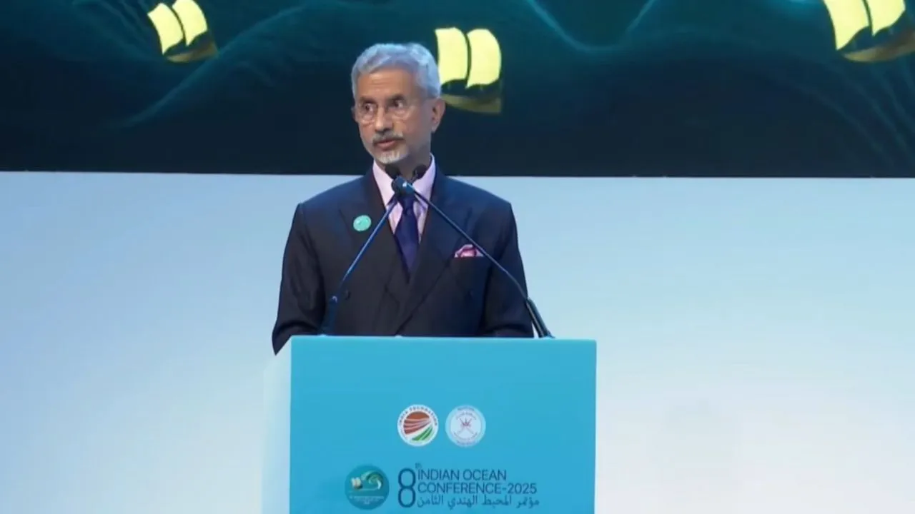  Indian EAM S Jaishankar speaks at 8th Indian Ocean Conference Photograph: (X/@DrSJaishankar) 