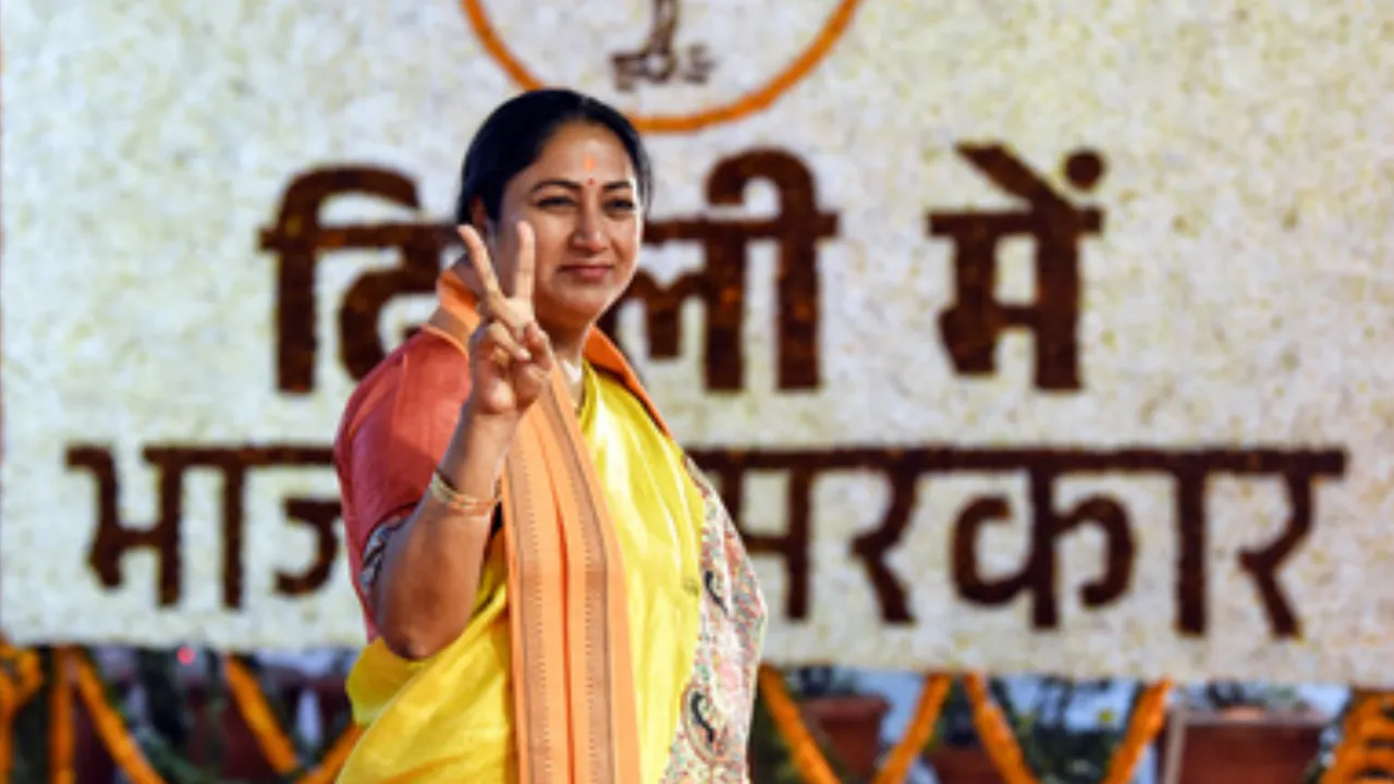  BJP senior leader Rekha Gupta has been appointed as the new CM of Delhi.  Photograph: (ANI) 