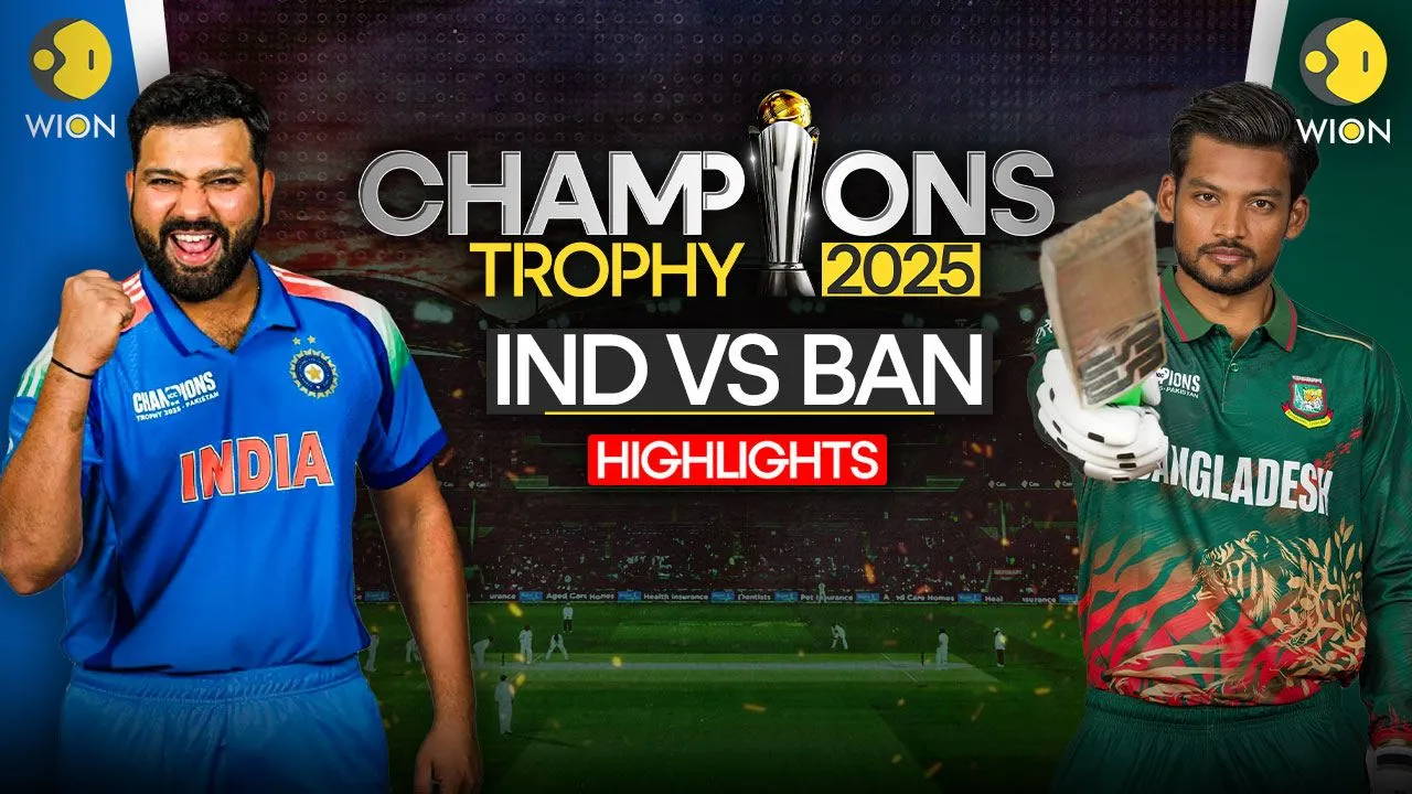  HIGHLIGHTS  IND vs BAN Live Score, Champions Trophy 2025 India beat Bangladesh by 6 wickets in Dubai Photograph: (Others) 