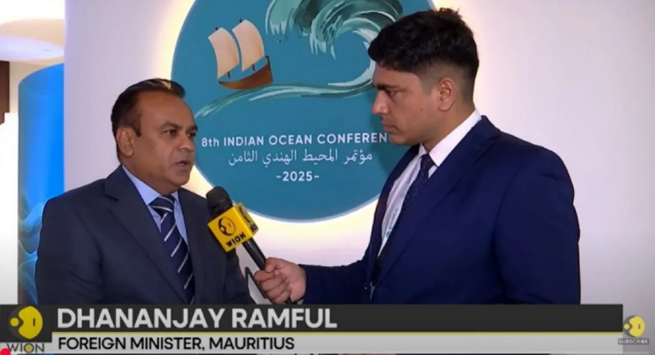  Foreign Minister of Mauritius, Dhananjay Ramful, speaks to WION 