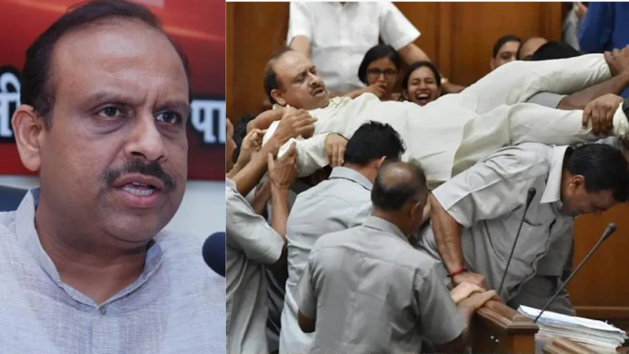  With this nomination Gupta marks a striking comeback. Nearly a decade ago, he was physically removed from the Delhi Assembly by marshals after a heated altercation. Photograph: (WION Web Team) 