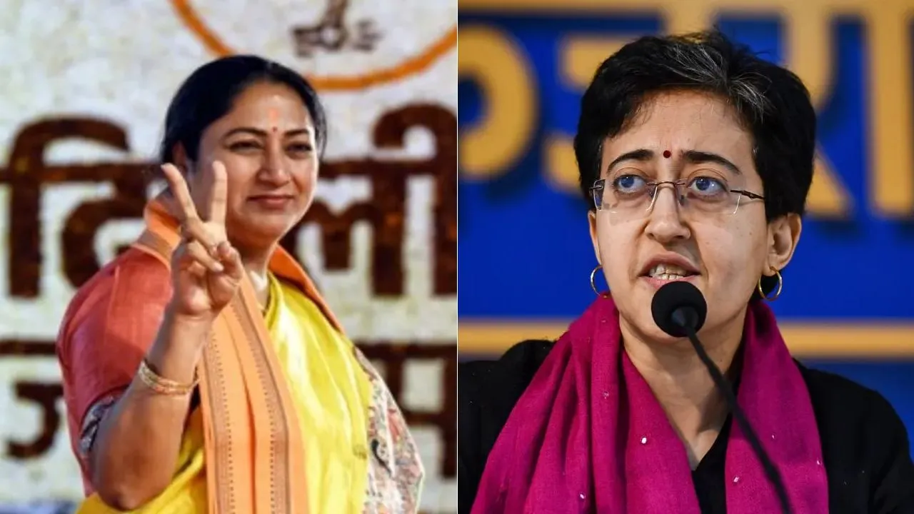  Delhi Chief Minister Rekha Gupta and former chief minister Atishi Photograph: (ANI) 