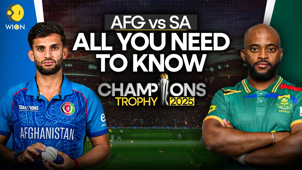  AFG vs SA Champions Trophy 2025: All you need to know, check Live streaming, Head to head, stats, pitch report, squad 