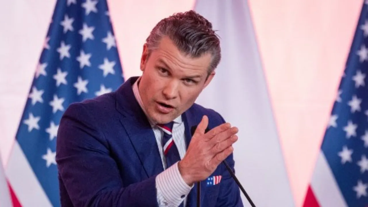  File photo of Pete Hegseth. Photograph: (AFP) 