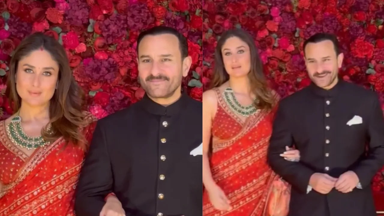  Kareena Kapoor and Saif Ali Khan Photograph: (X) 