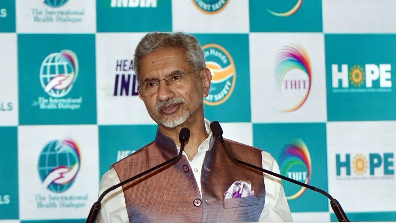  External Affairs Minister S Jaishankar Photograph: (ANI) 