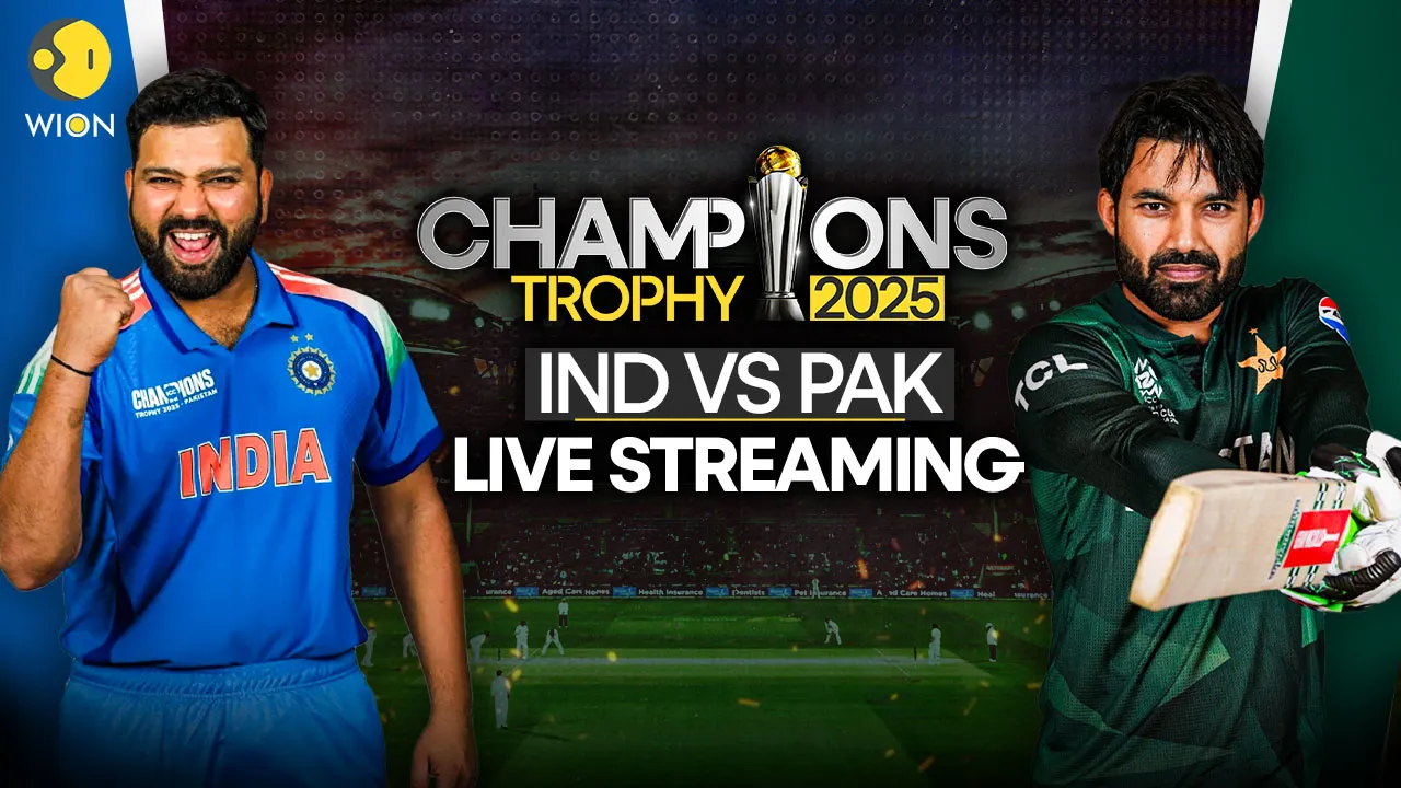  Ind vs Pak Live Streaming Free When and where to watch Champions Trophy 2025 India vs Pakistan live online 