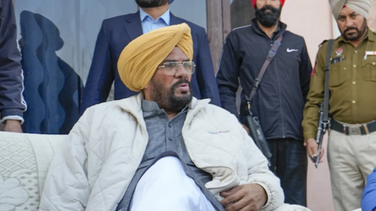  Dhaliwal used to lead the agriculture and farmers welfare department earlier - but his portfolio was changed in May 2023 during a Cabinet reshuffle. He was then assigned the administrative reforms department. Photograph: (PTI) 