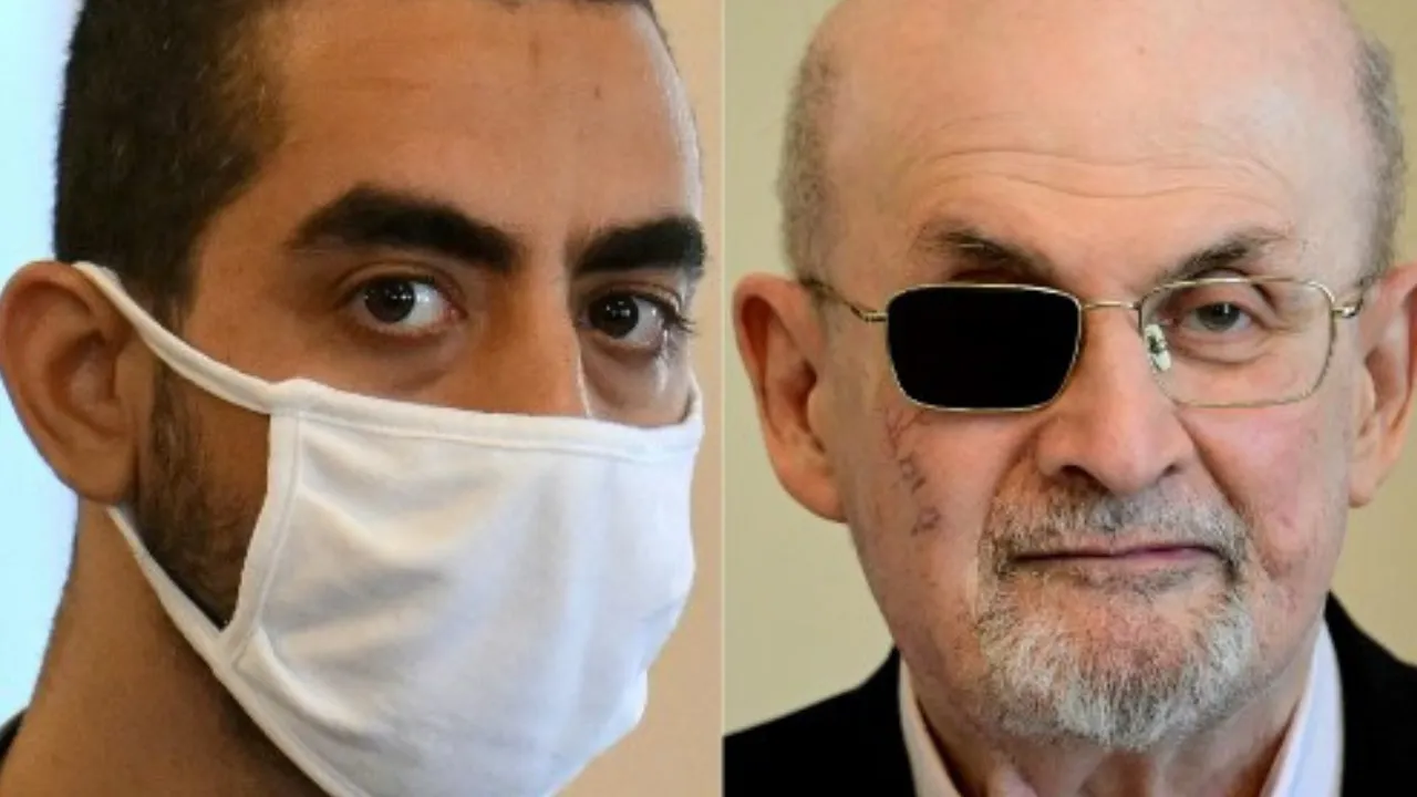  Hadi Matar faces up to 25 years in prison and will be sentenced in April after being convicted of attempted murder and assault charges over the 2022 attack. Photograph: (AFP) 