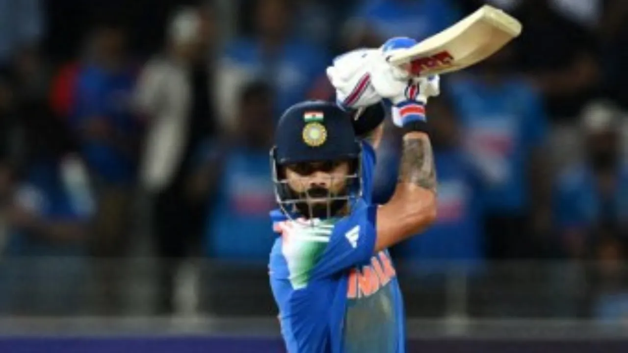  Virat Kohli in action against Pakistan Photograph: (AFP) 