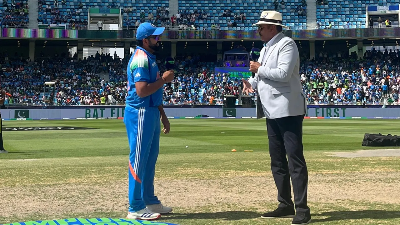  Champions Trophy, IND vs PAK: India lose record 12th toss, then Rohit trolls Shastri Photograph: (X/BCCI) 