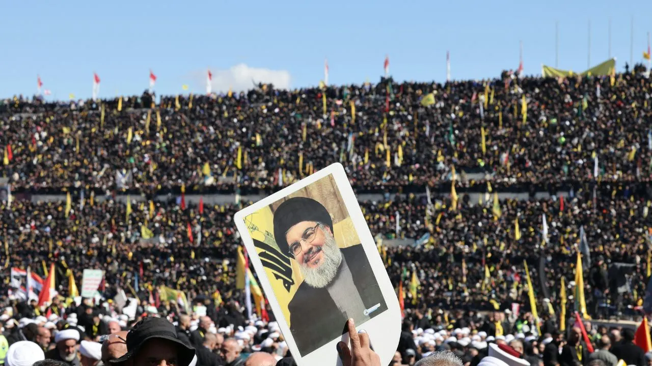  IDF releases footage of September airstrike that killed Nasrallah on day of his funeral Photograph: (AFP) 