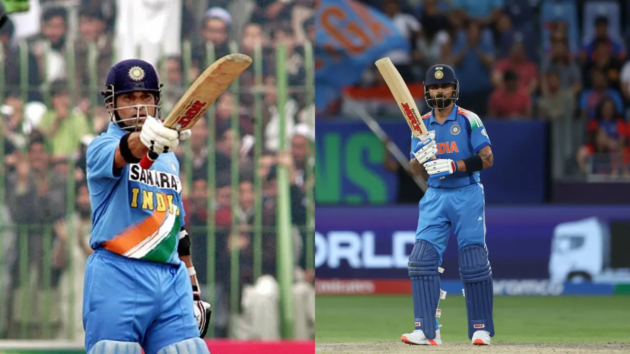  Kohli does a Sachin as he reaches 14k ODI runs Photograph: (AFP) 