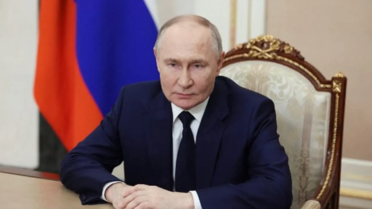  Russian President Vladimir Putin. Photograph: (AFP) 