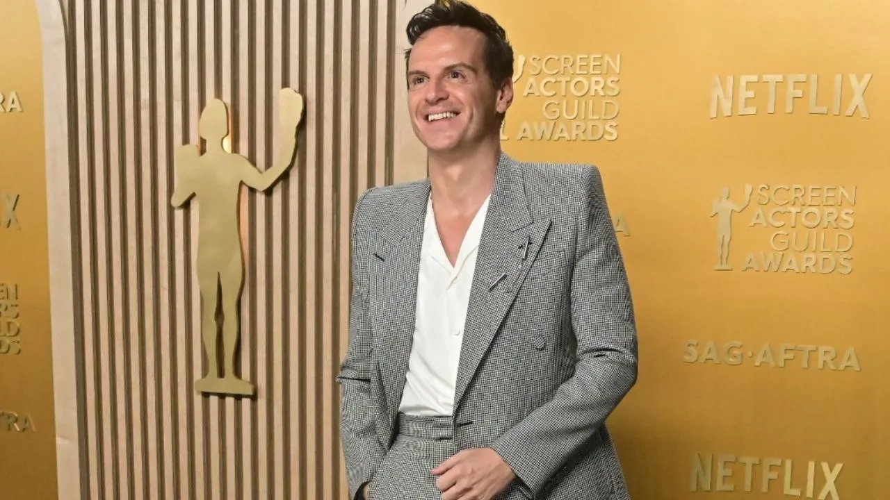  Andrew Scott Photograph: (AFP) 