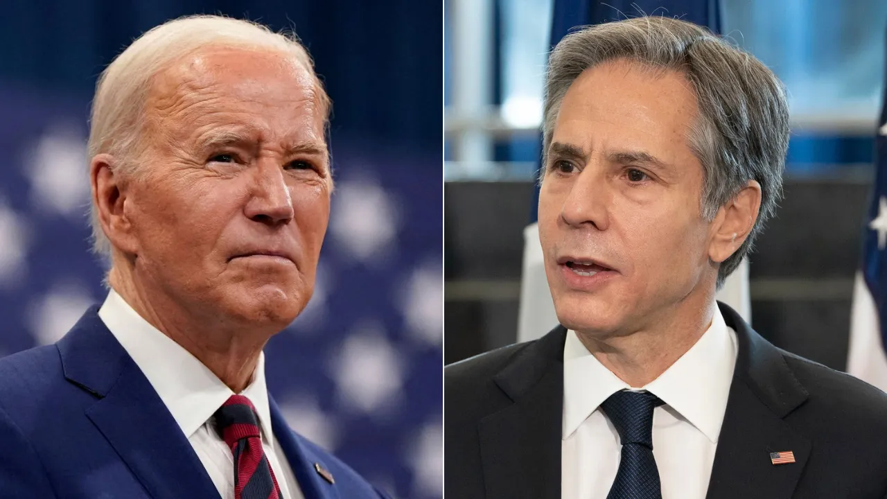  File photo of Joe Biden and Antony Blinken Photograph: (Agencies) 