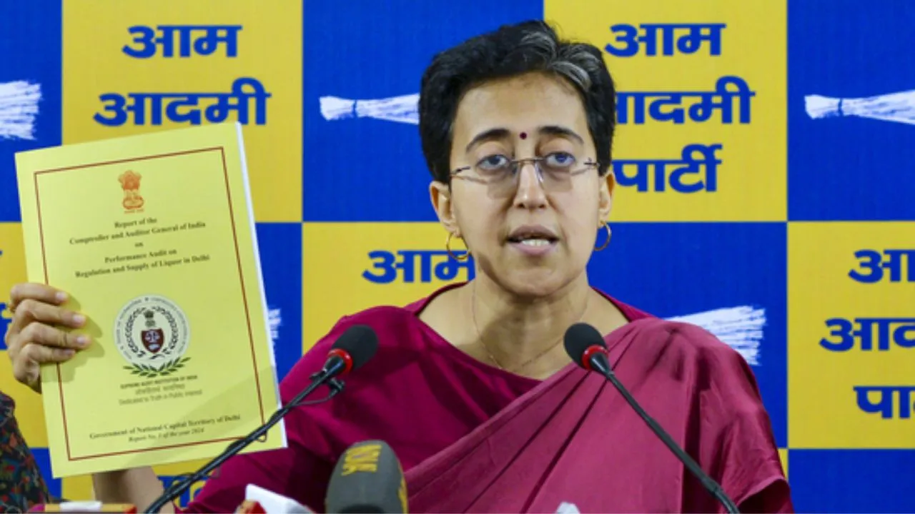  CAG Report: AAP's Atishi links corruption to old policies, BJP fires back with 'black deeds' remark Photograph: (ANI) 