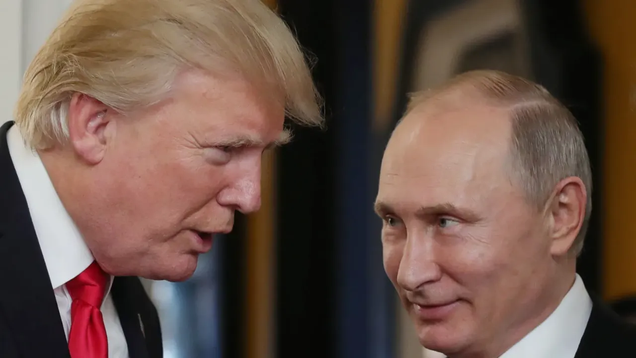  US President Donald Trump and Russian President Vladimir Putin Photograph: (AFP) 