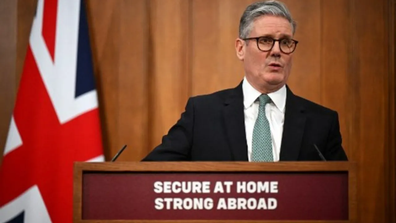  UK PM Keir Starmer pledges to spend 2.5 per cent of GDP on defence by 2027 Photograph: (AFP) 