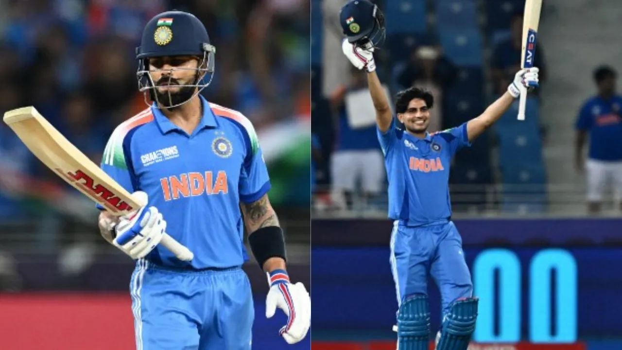  Virat Kohli and Shubman Gill Photograph: (AFP) 