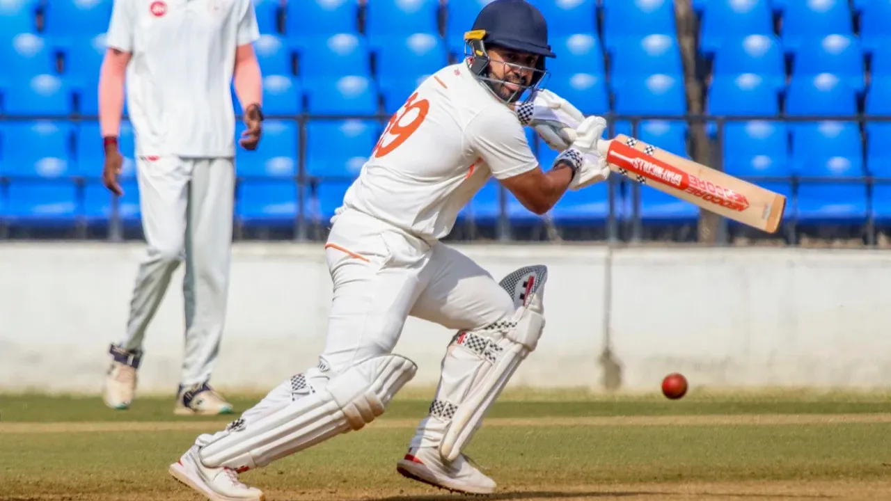  Karun Nair batting in Ranji Trophy Photograph: (PTI) 