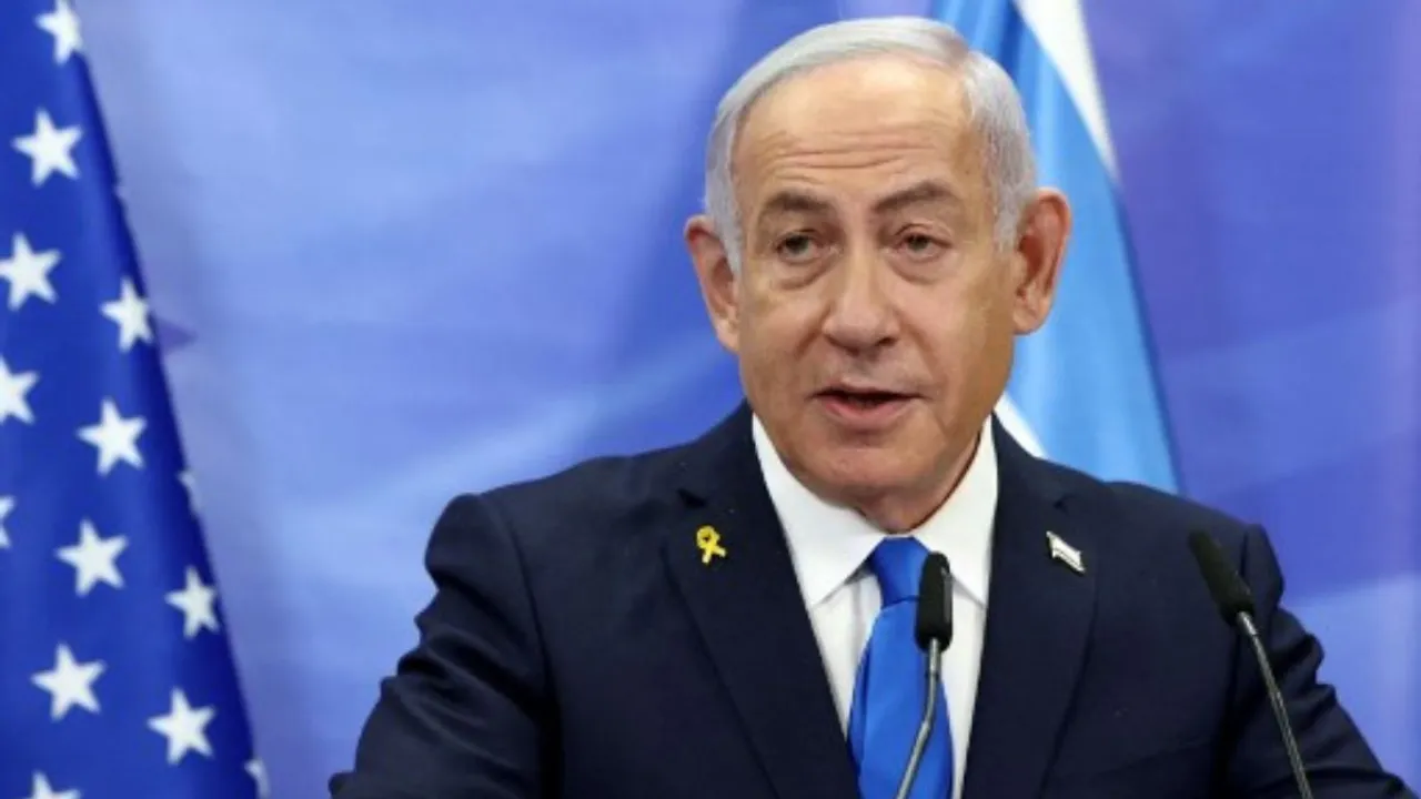  Bibas family tells Netanyahu to ‘shut up’ as he describes murders of Shiri, Ariel, and Kfir Photograph: (AFP) 