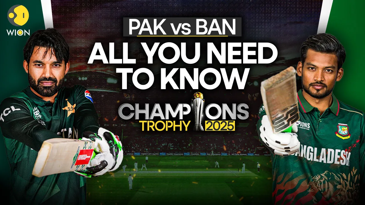  Pak vs Ban Champions Trophy 2025 All you need to know, check Live streaming, head-to-head, stats, pitch report, squad 