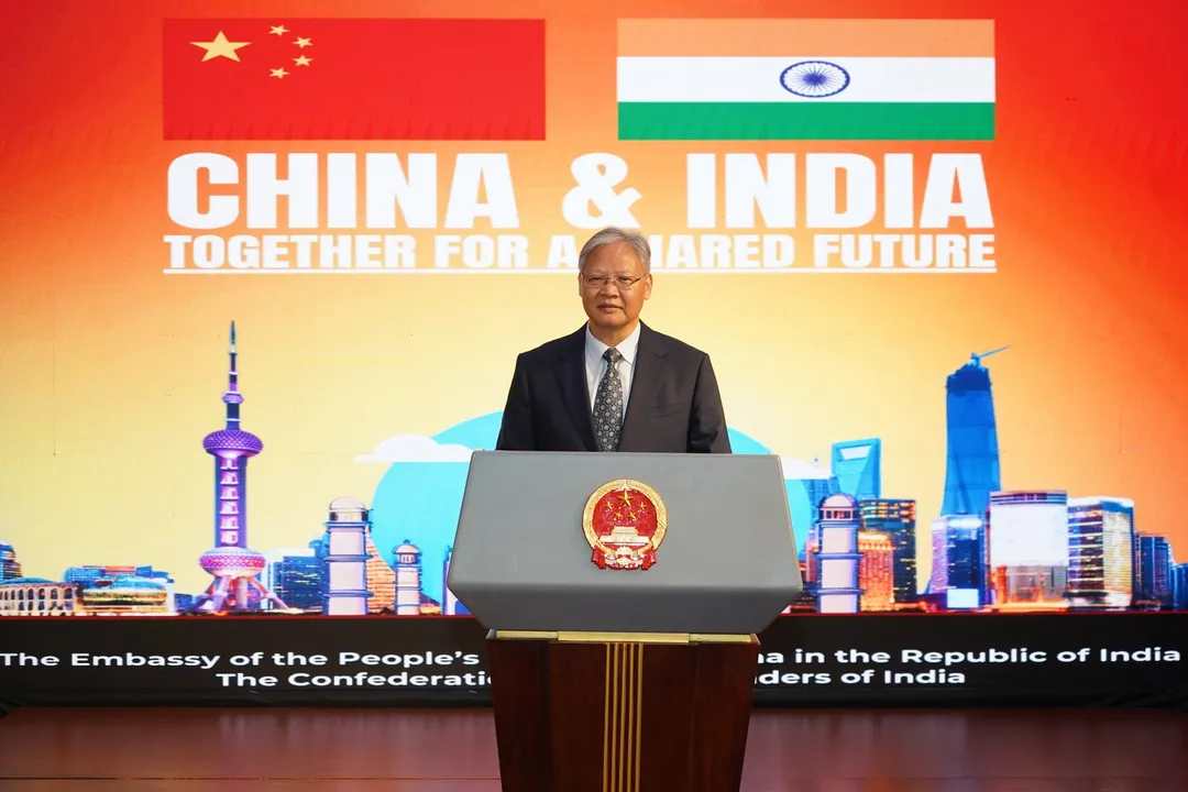  Chinese Ambassador to India Xu Feihong  Photograph: (X) 