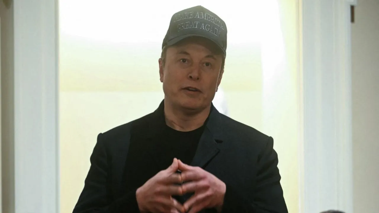  Elon Musk speaks during a cabinet meeting with US President Donald Trump at the White House in Washington, DC, on February 26, 2025. Photograph: (AFP) 