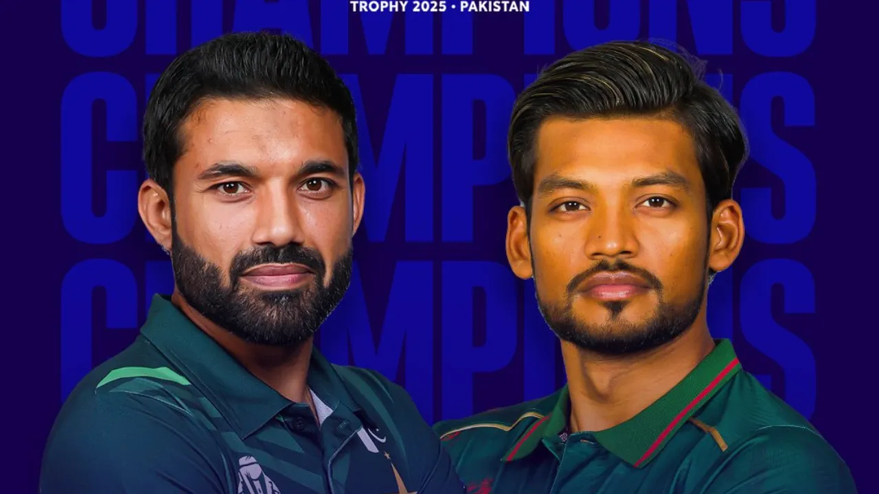  Champions Trophy: Pakistan vs Bangladesh Live Match Score Photograph: (ICC/X) 