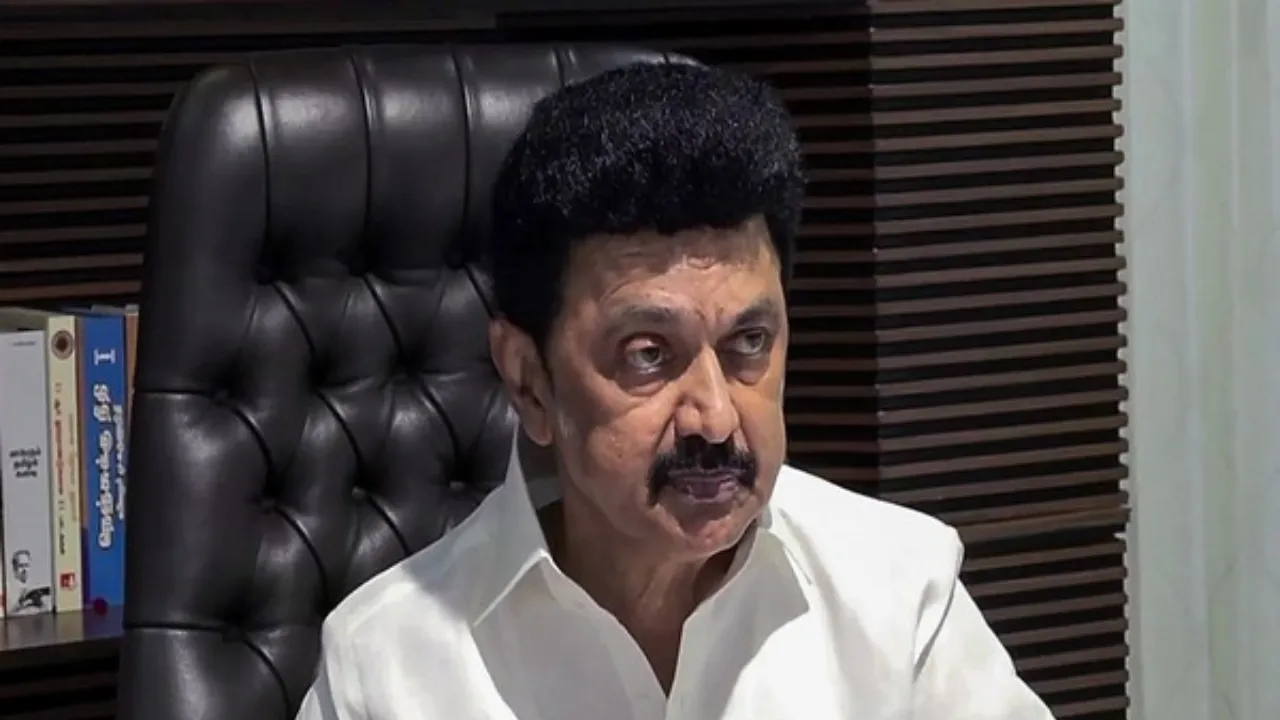  Tamil Nadu CM MK Stalin accuses Hindi of erasing regional languages, calls for opposition to 'Hindi imposition'   Photograph: (ANI ) 